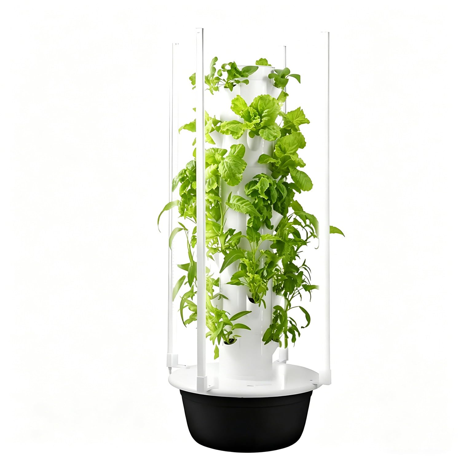 CelyToe Hydroponic Growing System Kit, Vertical Hydroponic Tower With Led Grow Lights, Indoor & Outdoor Herb Garden, Vegetable Tower, Small Enough To Meet Different Layout Forms 5layers