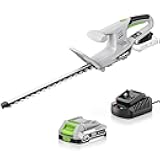 Cordless Hedge Trimmer Ultra-Lightweight 3.7lbs, 18-Inch Blade & 5/8