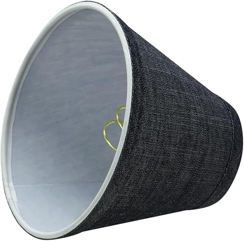 Miniatura 4 de Aspen Creative 32120-9A - Juego de lámparas de araña con clip con forma de imperio pequeño (paquete de 9), diseño de transición en gris y azul, 6