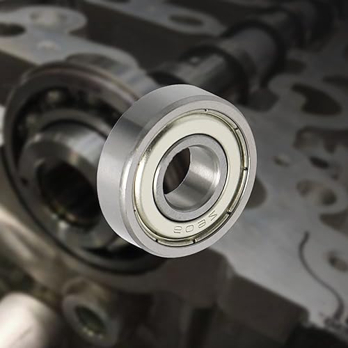 Miniatura 5 de Aopin 609Z - Rodamientos de bolas de 0.35 x diámetro exterior de 0.94 pulgadas, doble sellado de metal, en miniatura, aplicable para patinetas,