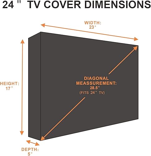 Miniatura 8 de Kolife Funda para TV en exteriores
