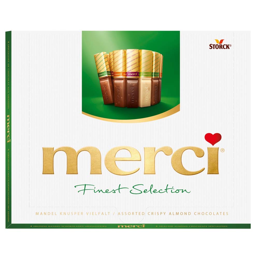 merci Finest Selection Mandel Knusper Vielfalt (10 x 250g) / Schokoladen-Spezialitäten