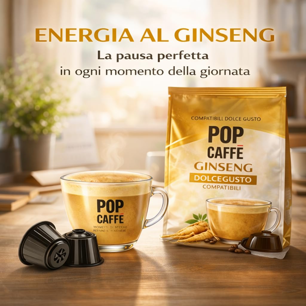 Nescafè Dolce Gusto Compatibili 160 capsule Ginseng