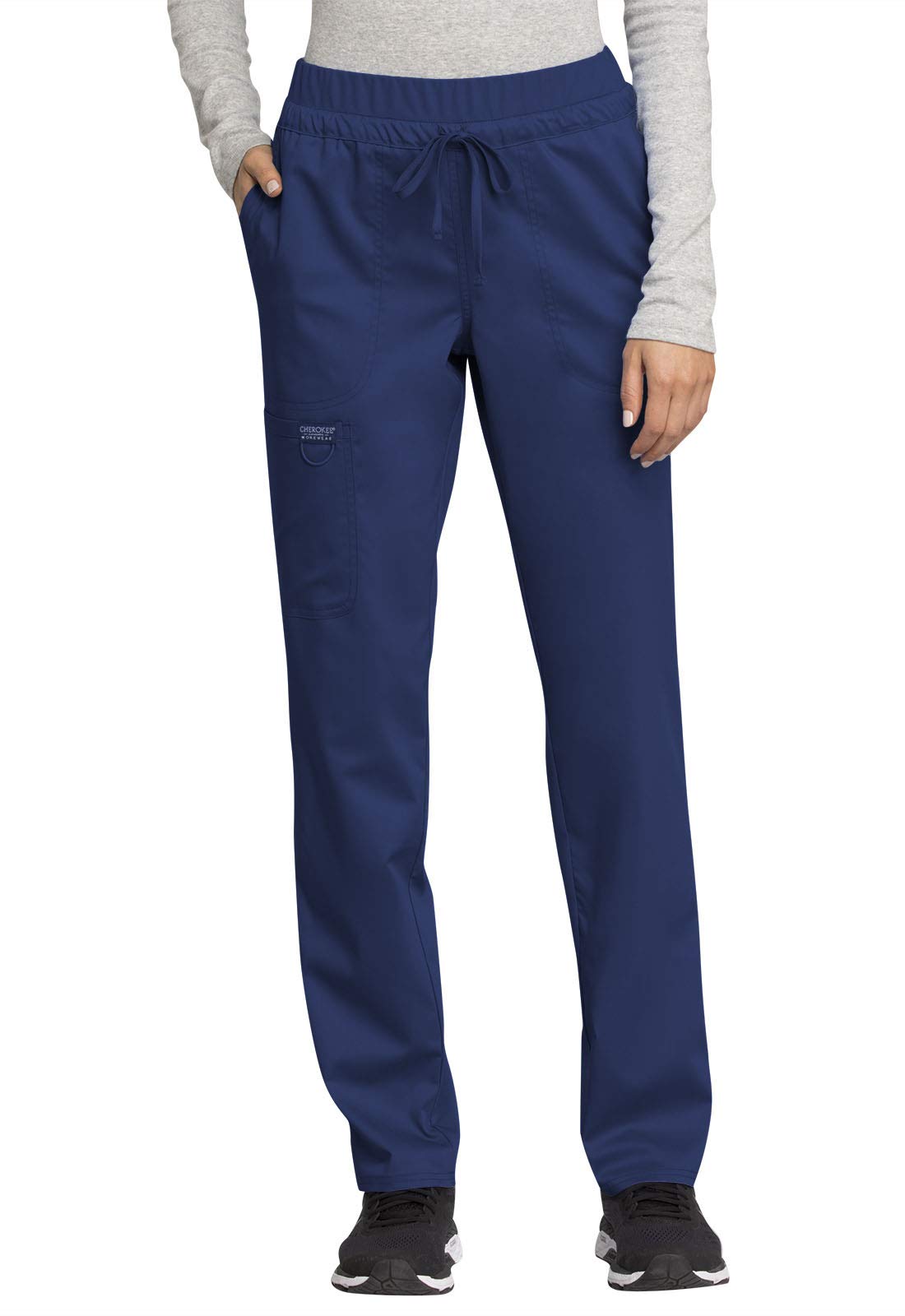 Scrubs for Women Workwear Revolution Drawstring Cargo Pants Soft Stretch WW105 Tall