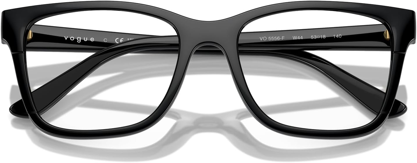 Vogue Eyewear womens Vo5556f Low Bridge Fit Rectangular Prescription Eyewear Frames