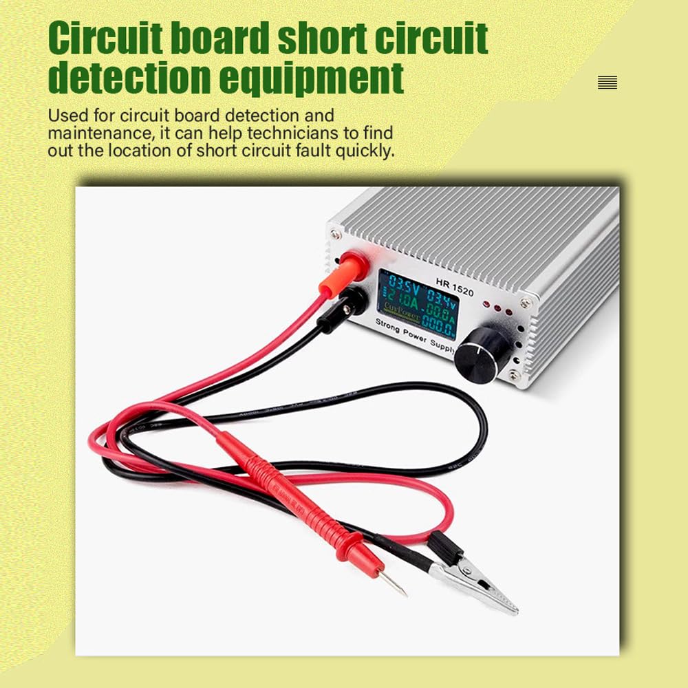 Tester HR1520 Short-Final, Strumento di Test per Riparazione Laptop e Cellulare, 15V 20A, Tester a Corto Circuito per Laboratori