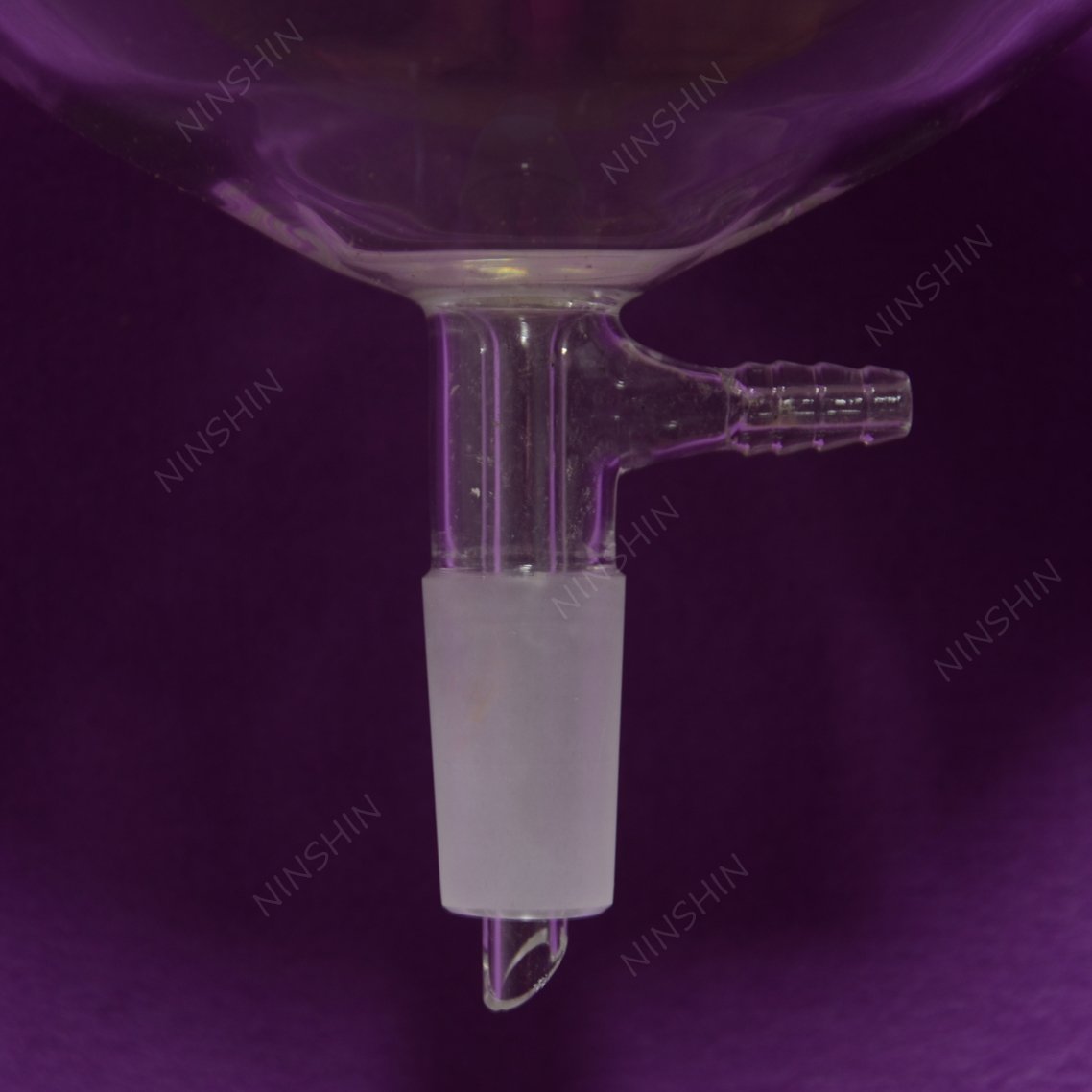 NANSHIN Glassware 2000ML,24/4?0,Buchner Funnel,Filter Funnels,10?MM Vacuum Hose Connection