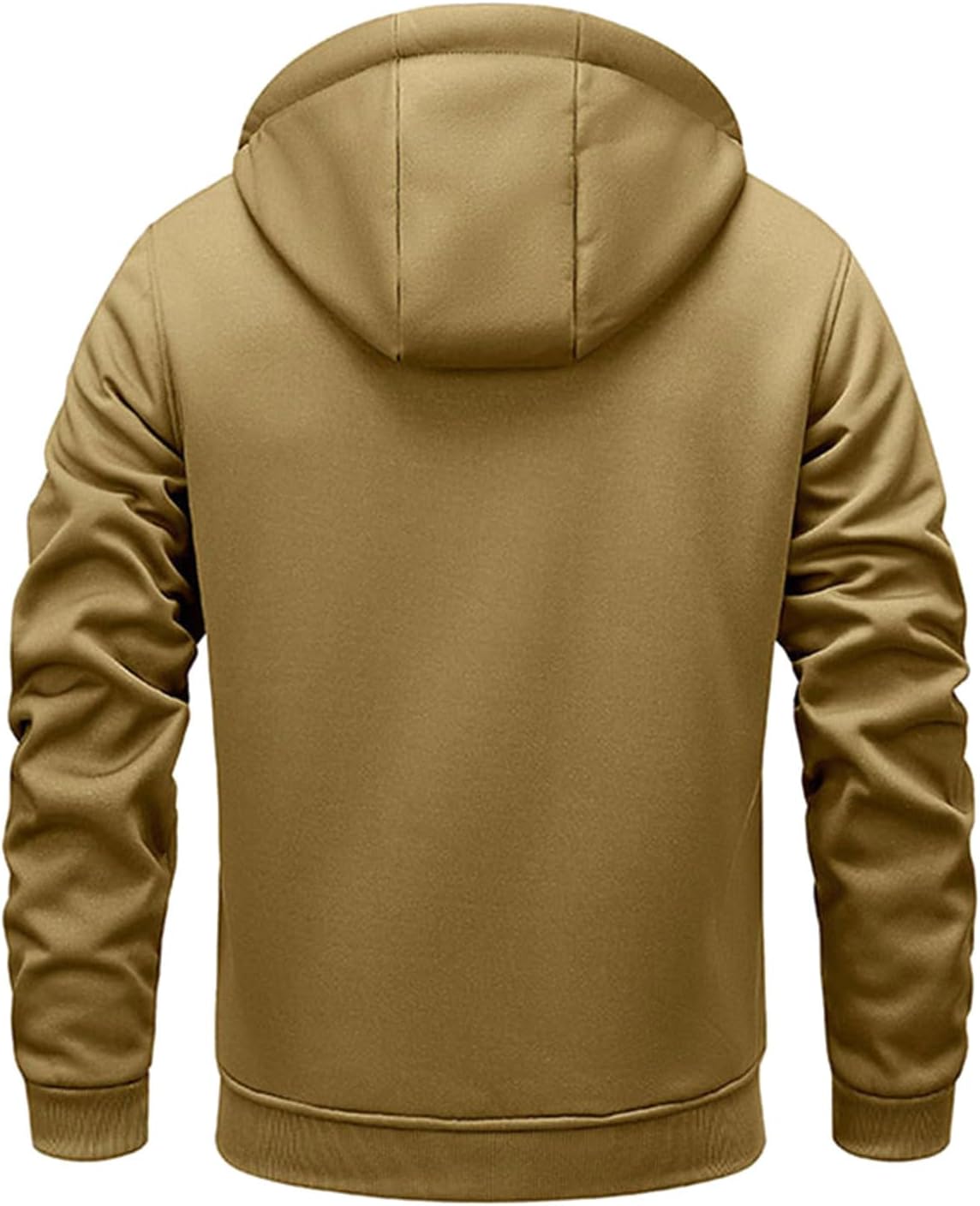 ボアジャケット 無地 フード付き ジップアップ 秋冬 メンズ フリースジャケット ポケット付き ファッション 厚手 暖かい あったか