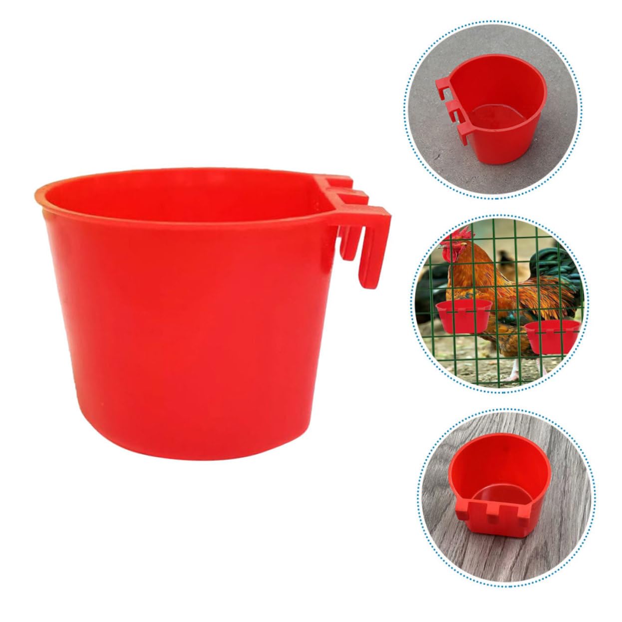 Kisangel 60stücke Vogel Futterbehälter Für Käfige Praktische Futter Und Wasserstation Für Vögel Kanarienvögel Papageien Und Kleintiere Leicht Zu Reinigen Und Im Gebrauch