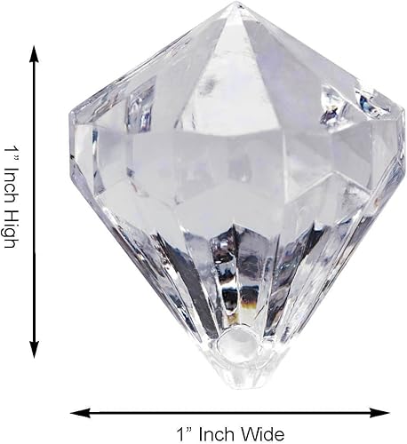 Miniatura 3 de Cristales redondos acrílicos transparentes (imitación de diamante), gemas de tesoro, para esparcir sobre la mesa, llenar jarrones, eventos, bodas,