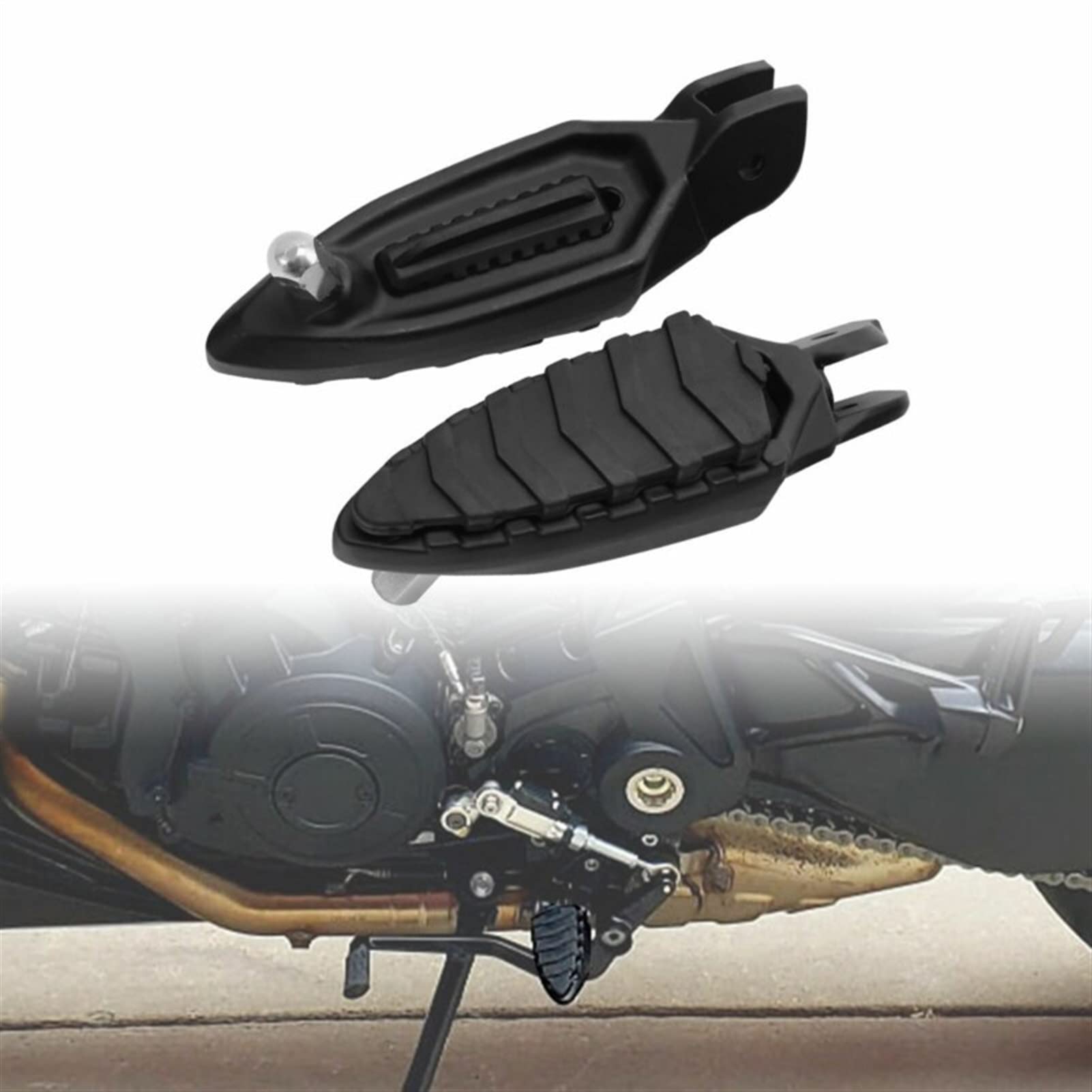 Estriberas Delanteras para Motociclista, Estriberas para Pie Pedales Estriberas De Aluminio para Ducati para Diavel 1200 1260 1198 FL