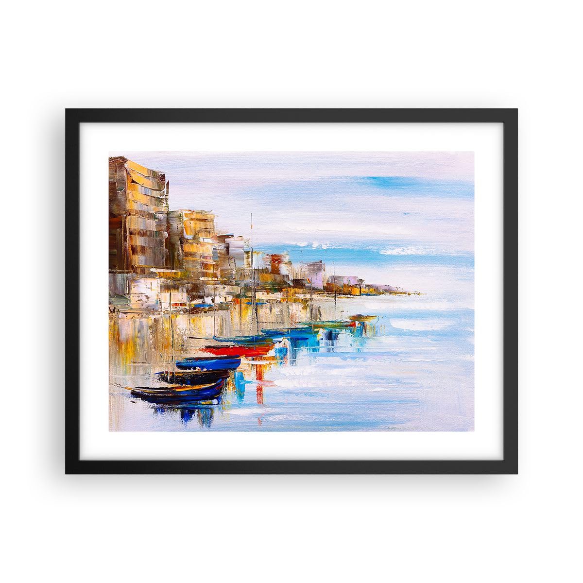 ARTTOR Poster Cadre Noir 50x40 cm Affiche Paysages Maritime - 5944 - P2B