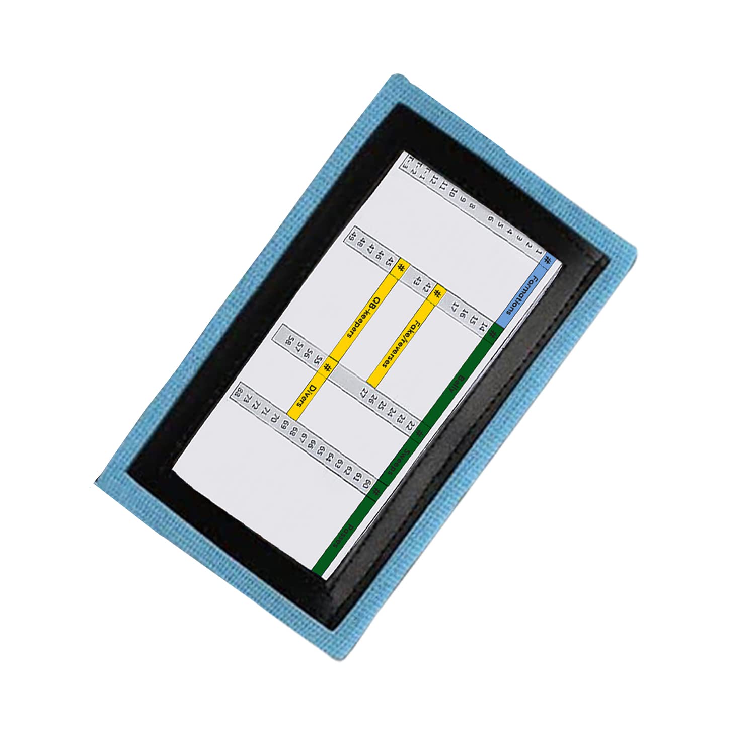Playbook Wristband QB, Adult Football Playbook, 3 Slots, 1 Pack