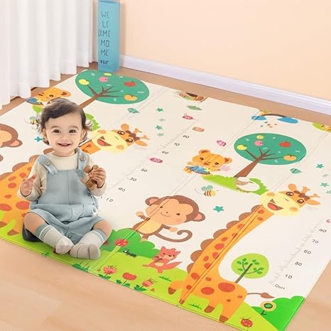 Tapete Tatame Infantil Dobrável 2x1,5m Emborrachado Dupla Face 6mm Antiderrapante Bebê Atividades Educativas Macio Impermeável Colorido Tapetinho Criança Reversível Leve com Bolsa (Selva Macaco Girafa) Menor preço em Tapete Tatame Infantil Dobrável 2x1,5m Emborrachado Dupla Face 6mm Antiderrapante Bebê Atividades Educativas Macio Impermeável Colorido Tapetinho Criança Reversível Leve com Bolsa (Selva Macaco Girafa)
