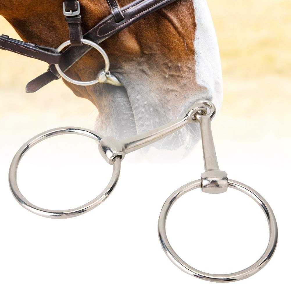 Filetto ad Anello, Filetto per Cavallo, Acciaio Inossidabile per Un Uso prolungato