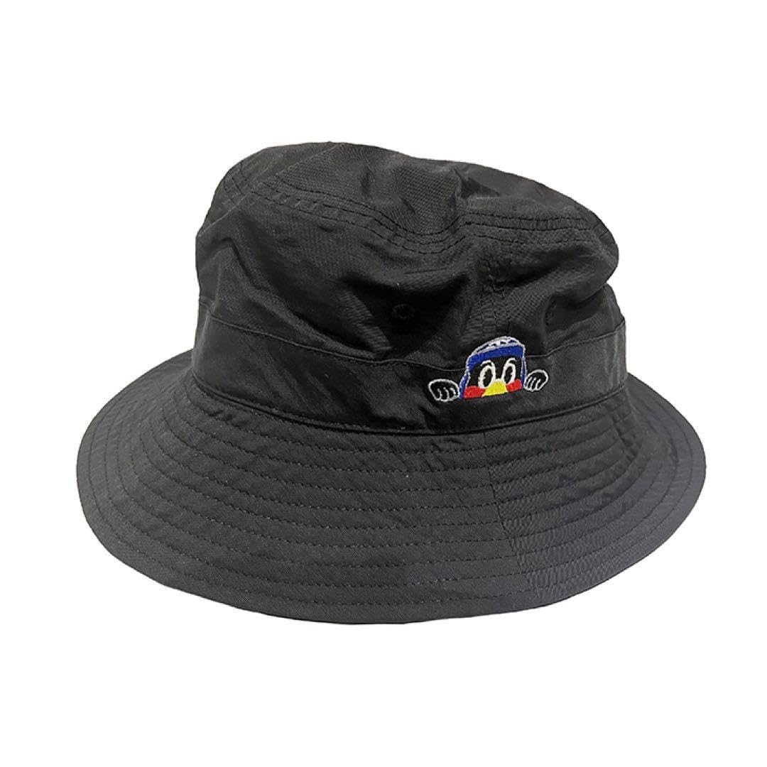バケットハット つば九郎 帽子 BUCKET NEWERA 2896BOXロゴ NAVY 東京