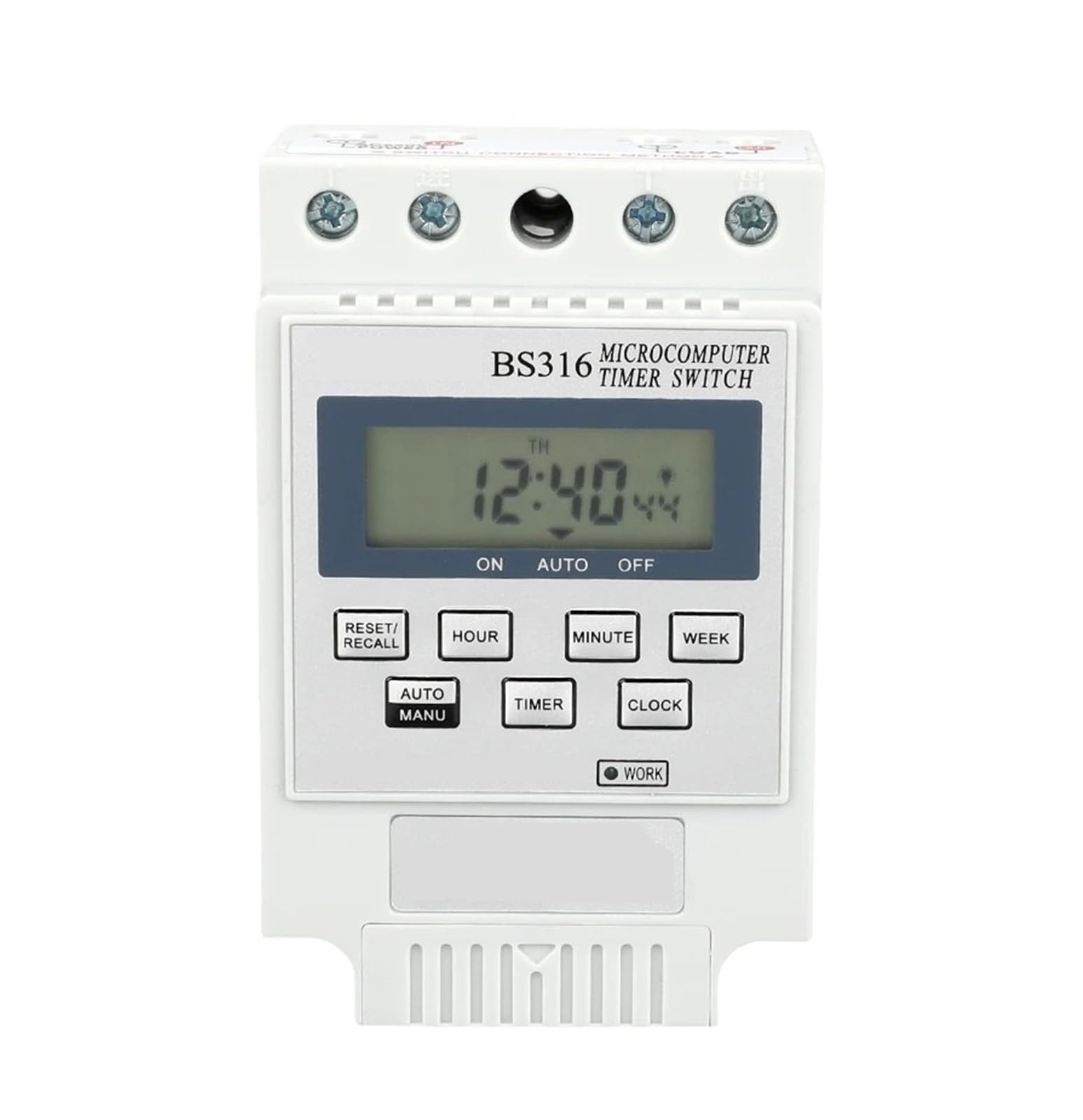 Evita descuidos energéticos con el temporizador digital KG316 de 25A a 220V