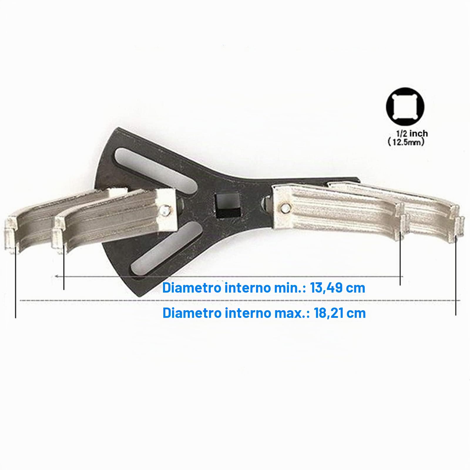 BTMIEY Strumento Ad Anello Di Bloccaggio Della Pompa Del Carburante, Chiave Regolabile Per Rimuovere L'Olio, Accessori Per Auto E Moto (3 Ganasce)