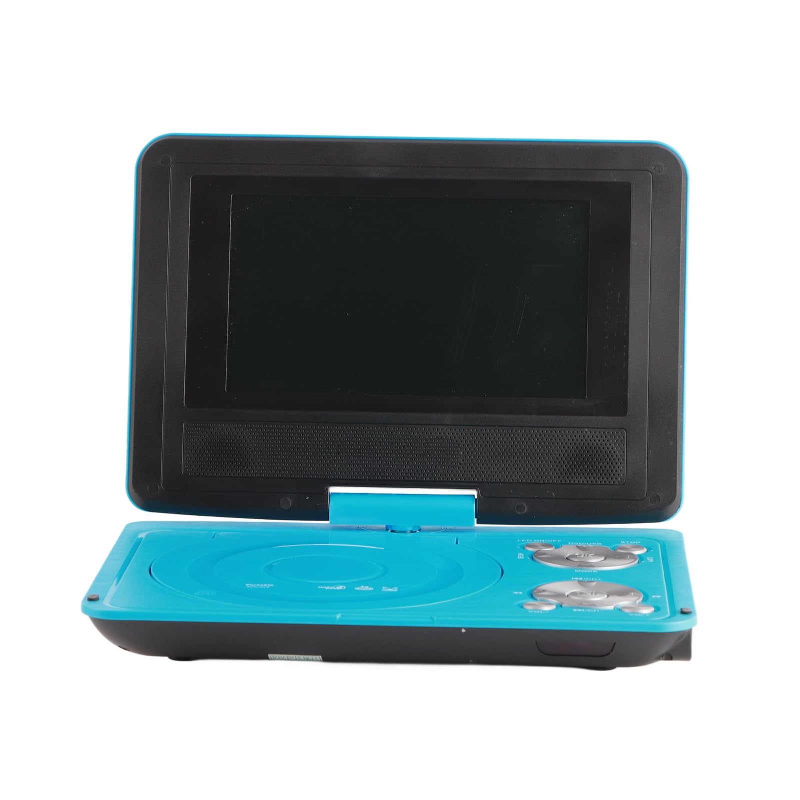 Alvinlite Lecteur DVD Mobile, Lecteur DVD HD Portable pour Enfants De 6,8 Pouces, Lecteur TV De Voiture Multifonctionnel Et Pratique pour Voiture Et Extérieur(EU Plug 110-240V-BLEU)