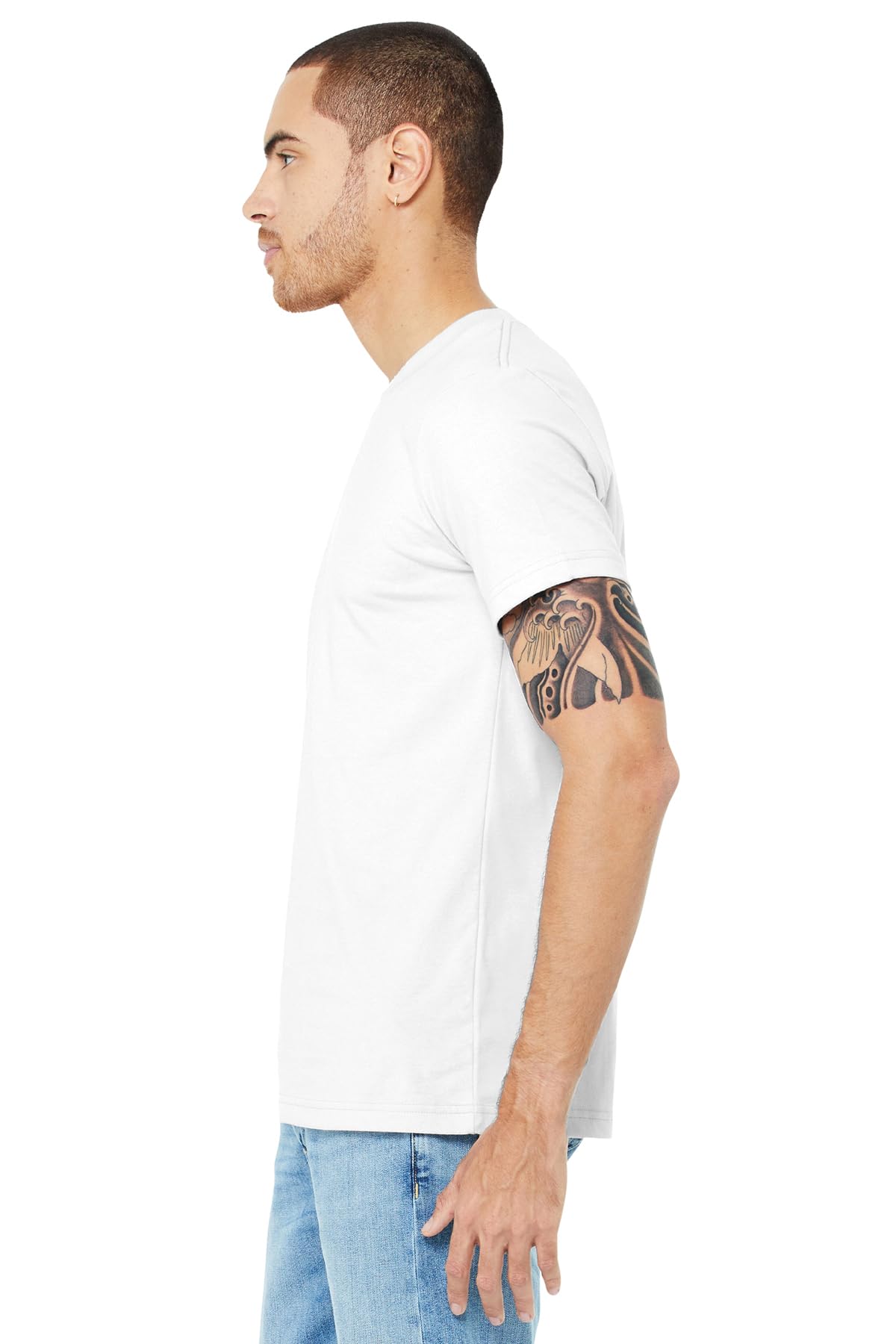 BELLA+CANVAS Koszulka Mężczyźni Airlume Cotton Crew Tee