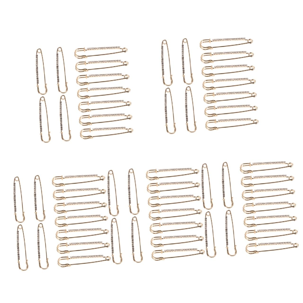 SEWACC 60stücke Sicherheitsnadeln Mit Strass Multifunktionale Anstecknadel Für Kleidung Handwerk Und Dekoration Fixieren Und Verzieren Von Outfits
