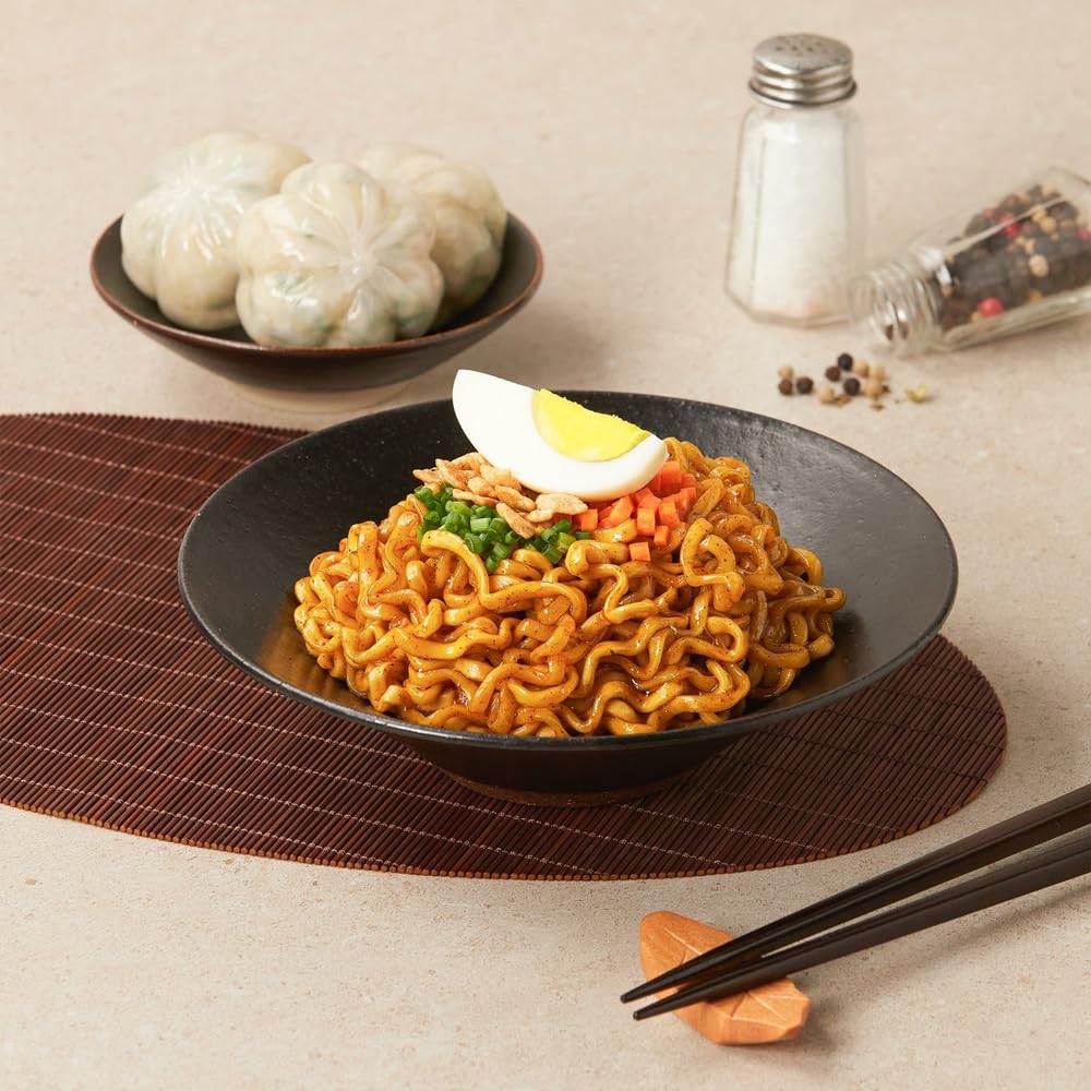 Amazon.co.jp: パルド ビビン麺2 130g×4袋 / 甘辛 温ビビン麺 冷ビビン