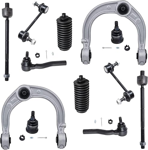 Miniatura 54 de Detroit Axle - Kit de suspensión delantera FWD de 12 piezas para Toyota Matrix Pontiac Vibe 2003 2004 2005 2006 2007 2008, 2 brazos de control