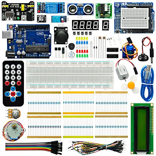 Gikfun UNO R3 Super Starter Kit with Tutorial for Arduino Beginner Learning DIY