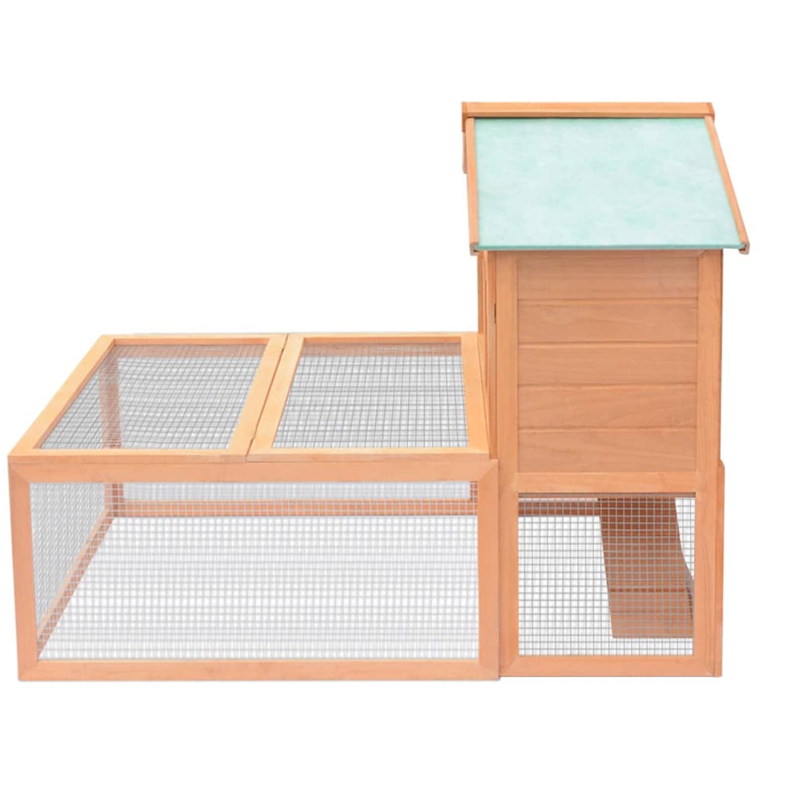 Conejera Jaula de Animales con Patio Exterior, Chaduof Jaula Cobaya, Jaulas para Conejos, Jaula Hamster, Casa Conejo, Casita Conejo, Kid Conejo, Madera