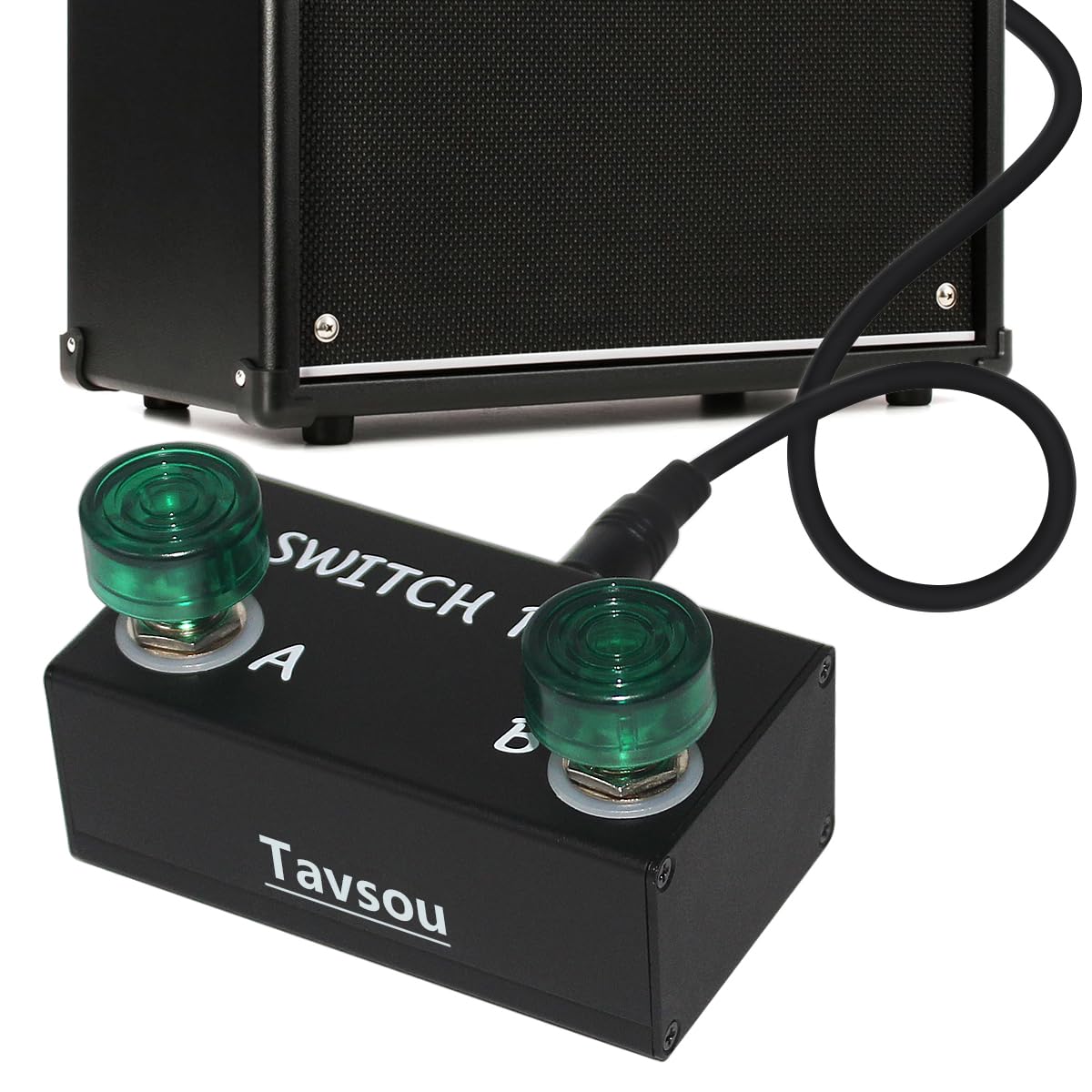 Tavsou Dual Footswitch Pedal For Guitar Effect Pedal With TRS