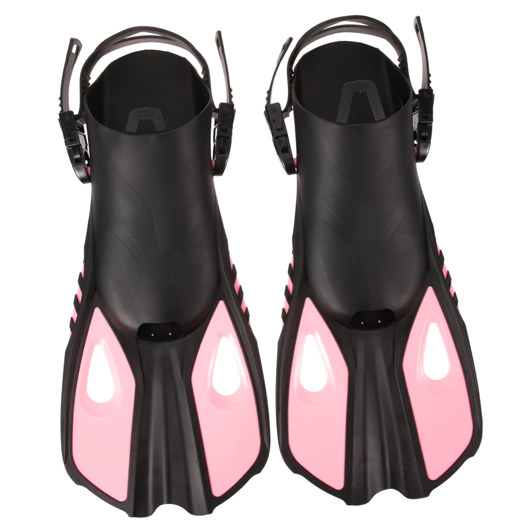Aletas de Buceo para Adultos en Goma Rosa, Ligeras y Ajustables, Ideales para Entrenamiento y Ejercicios de Natación
