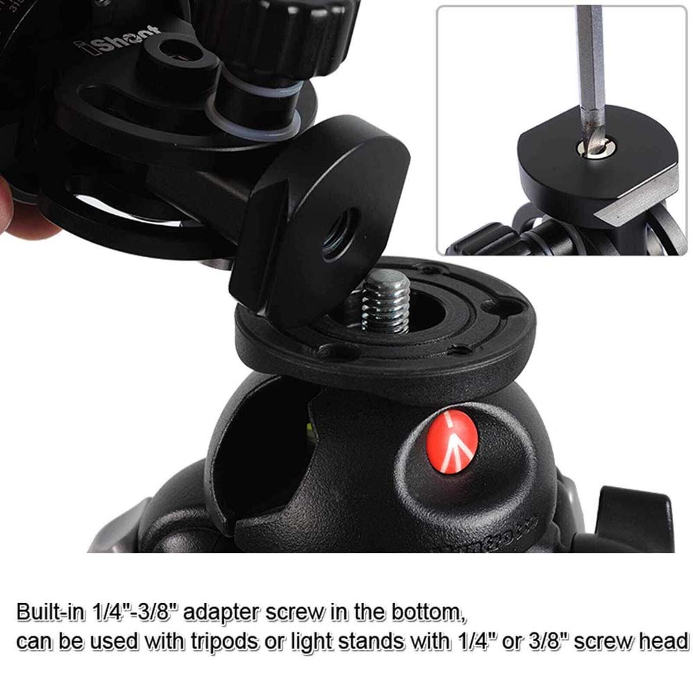 Pince De Fixation Pour Appareil Photo Dslr, Long, À Dégagement Rapide, Adaptateur Pour Appareil
