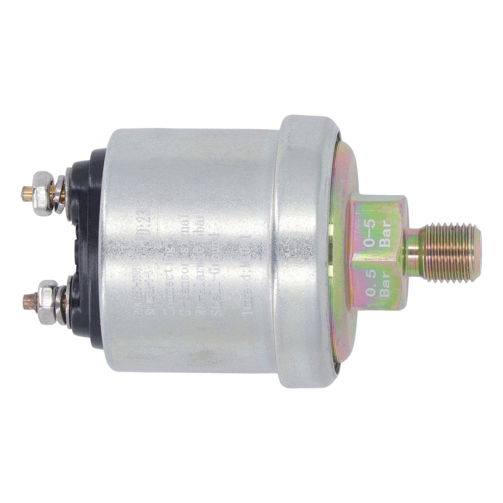Sensore di Pressione Olio Motore in Ottone, M10x1 Filettatura Maschio 1/8NPT, Alta Pressione 0-5 bar, Resistente al Calore