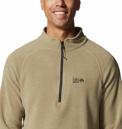 Image of Mountain Hardwear Men's MHW Logo 1 /4 Zip for Travel, Camping, and Casual Wear