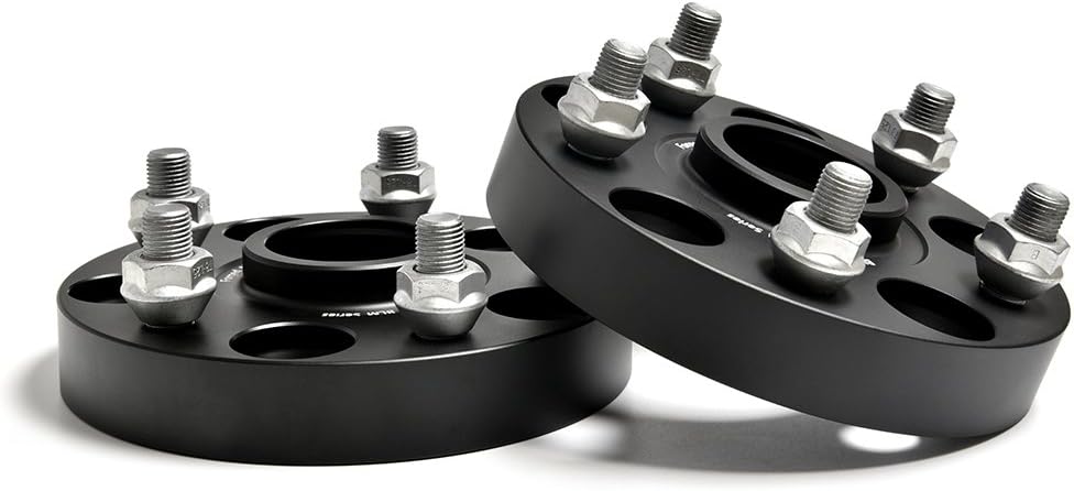 2Pcs 25mm / 1'' Hub Centric Wheel Spacers Adapters 5x127 Forged Aluminum 6061-T6 for Wrangler Grand Cherokee SRT-8