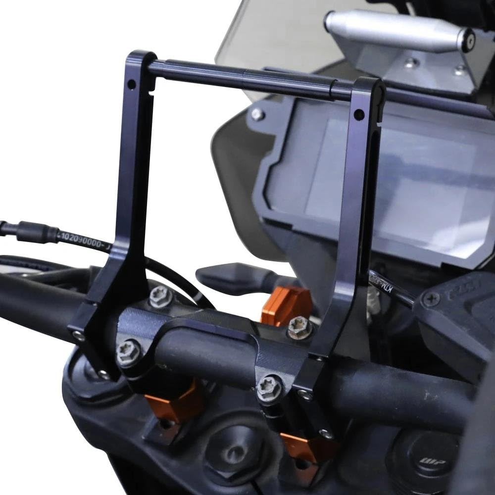 Placa Navegación GPS Móvil para ER6N para Ninja 650/400/300 para VERSYS 1000/650 Montaje GPS(12MMHolder Bar Clamp)