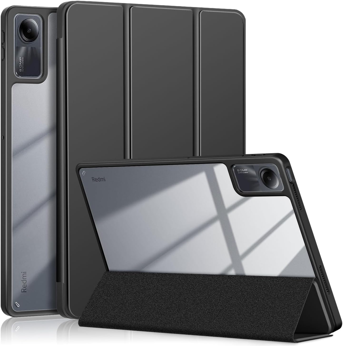 ProElite Case Cover for Redmi Pad SE 11 inch Cover, Transparent Flip Case for Redmi Pad SE 11 inch [Supports Auto Sleep Wake Function], Black (B0D4DPD6MY) Amazon Price History, Amazon Price Tracker