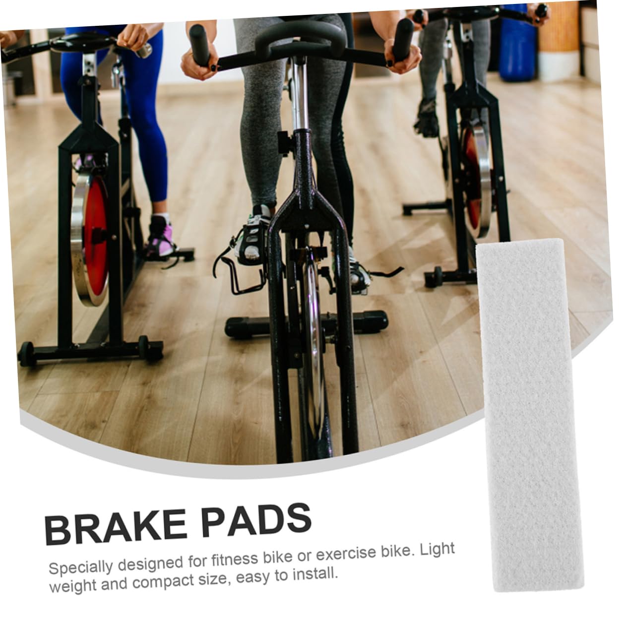 BESTonZON 6pièces Disques de Frein pour Vélo Appartement Plaquettes de Frein Compatibles avec Équipements de Fitness Accessoires de Rechange