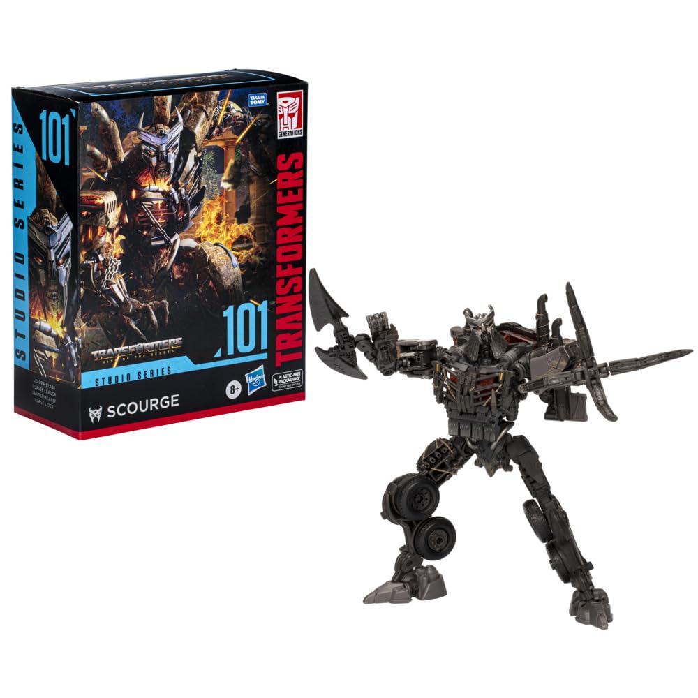 Transformers Toys Studio Series Leader Class 101 Scourge Action