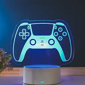 PopLumos - Luminária led 3d/ abajur de mesa - Controle video game, Videogame