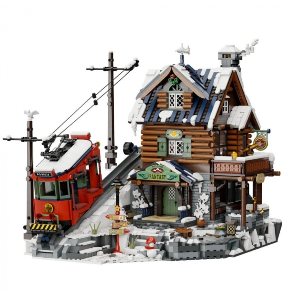 PAN TASY Construction Set The Snowy Mountain Chalet (85033)