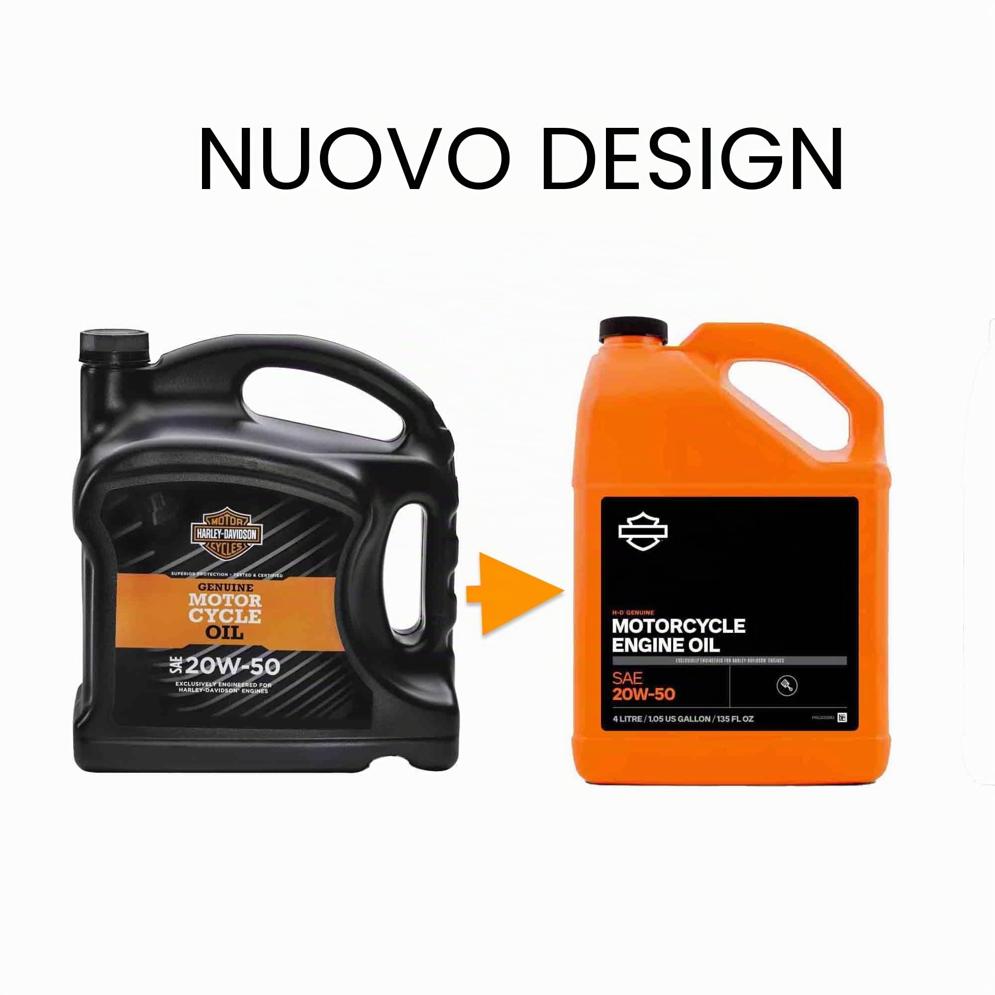 Compatibile Con Harley-DAVIDSON Olio motore 360 (4 L) Genuine SAE 20W-50 olio motore olio