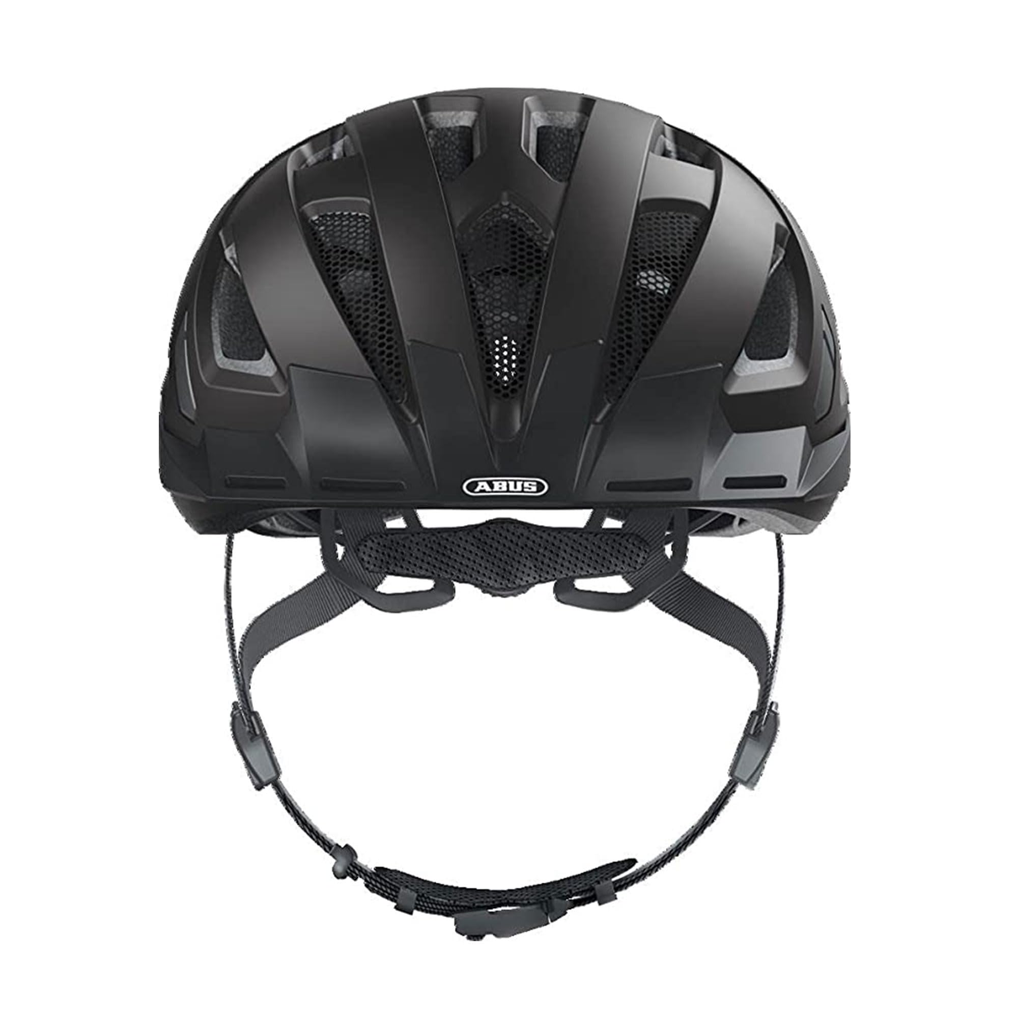ABUS Kask miejski Urban-I 3.0 – kask rowerowy z tylnym światłem, daszkiem i zapięciem magnetycznym – dla kobiet i mężczyzn