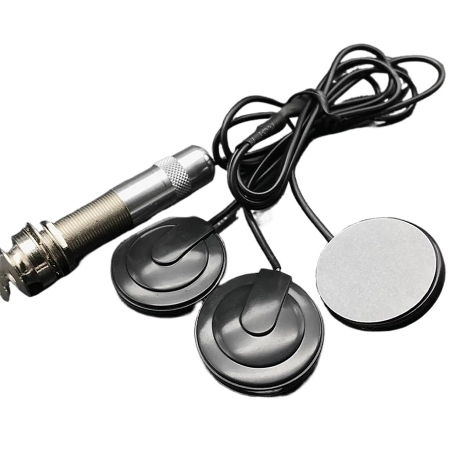 10Set 3 Testina Trasduttore BuzzerPickup Piezo con Output di Uscita da 6,35mm per Chitarra Acustica Ukulele Mandolino Violino