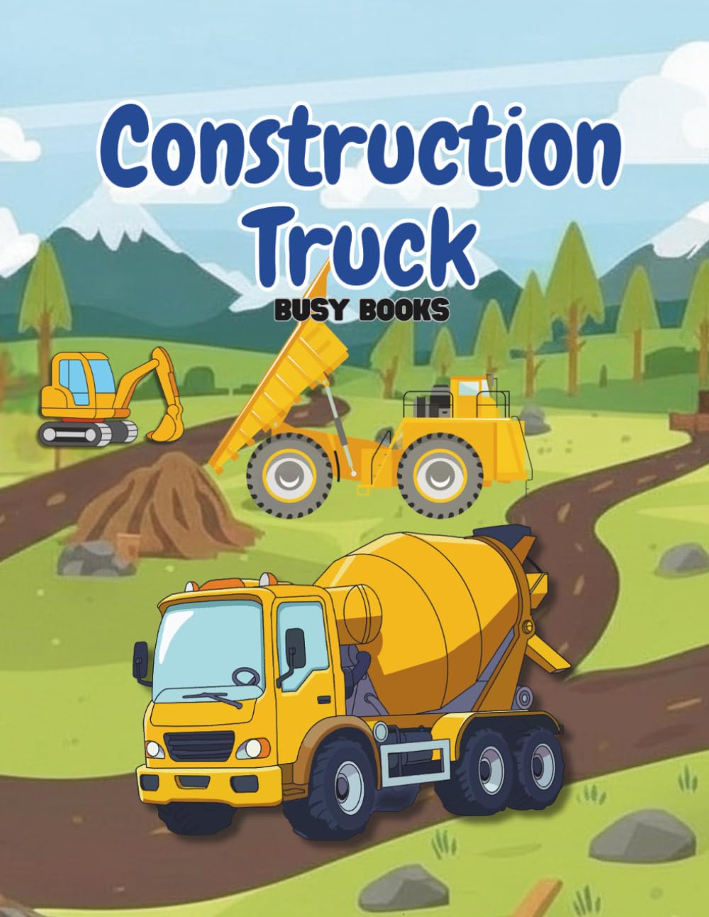 Construction theme busy books
