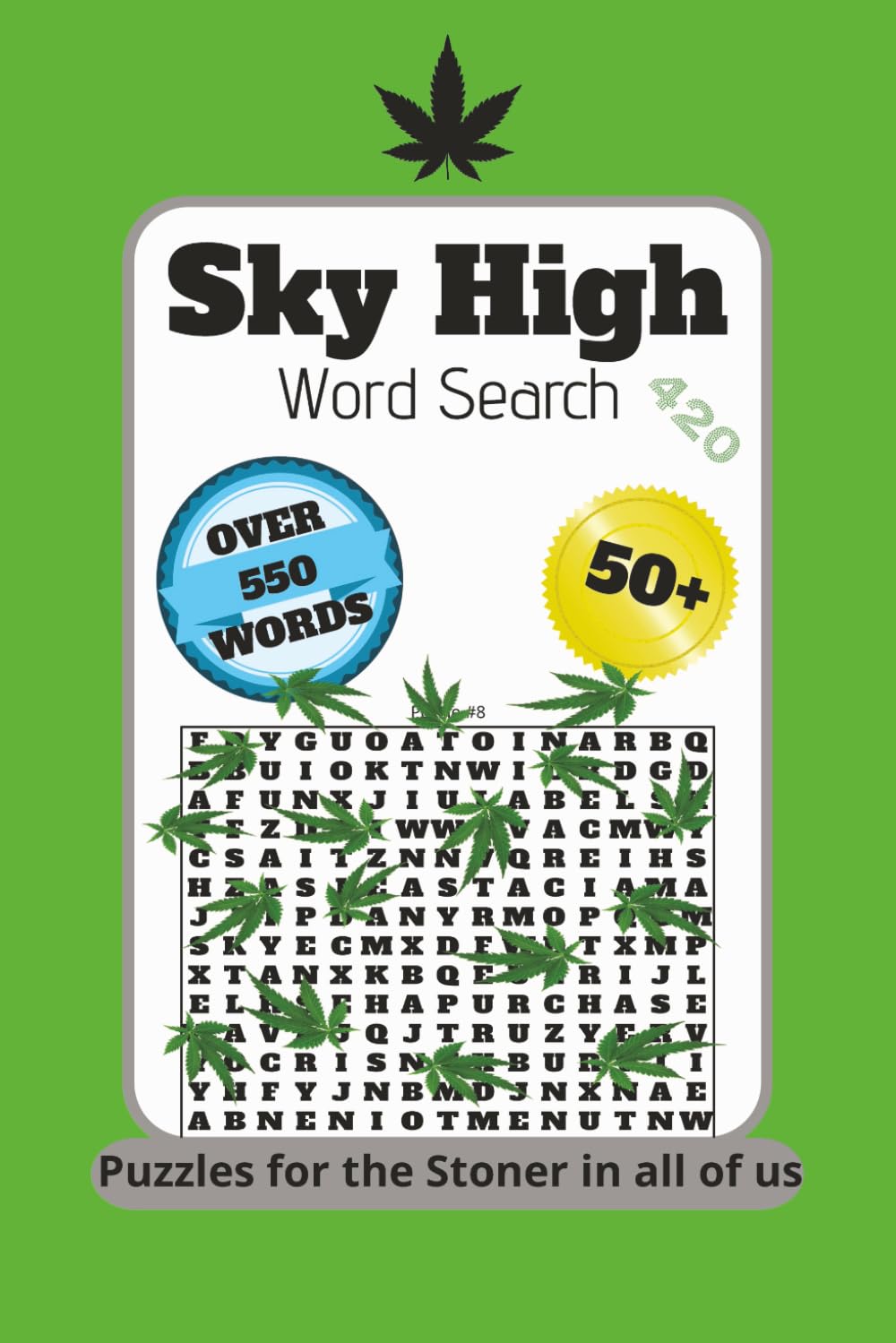 Sky High 420 Word Search: Cannabis Word Search