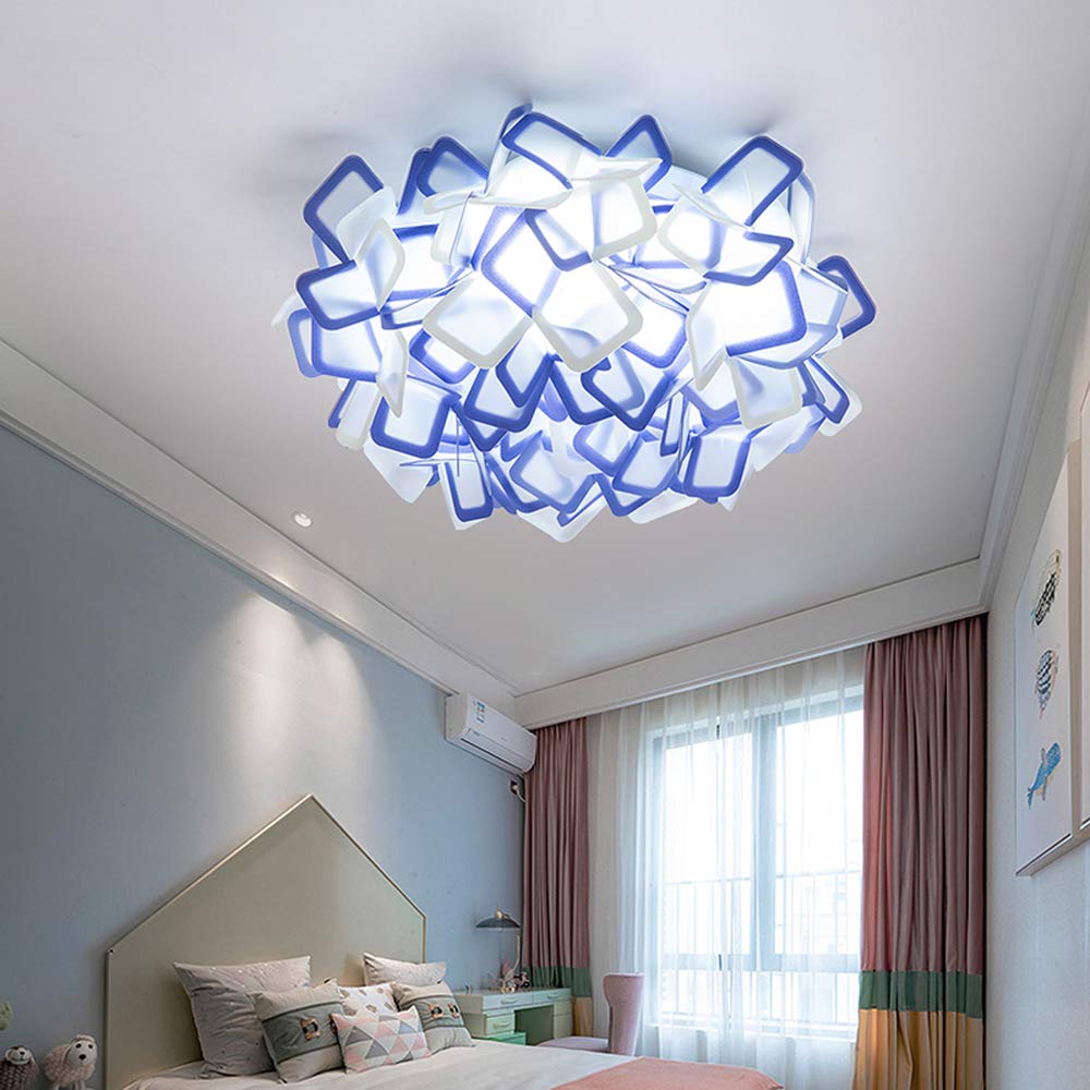 Plafonnier moderne LED en pétales : éclairage acrylique à haute diffusion - 8