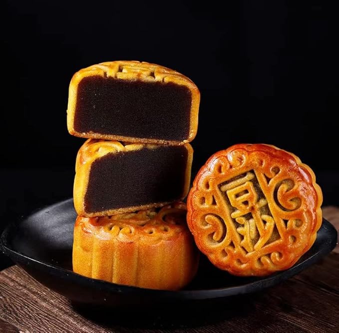 Redbean Paste Mooncake Chinese Specialty Snack Small 20 pcs