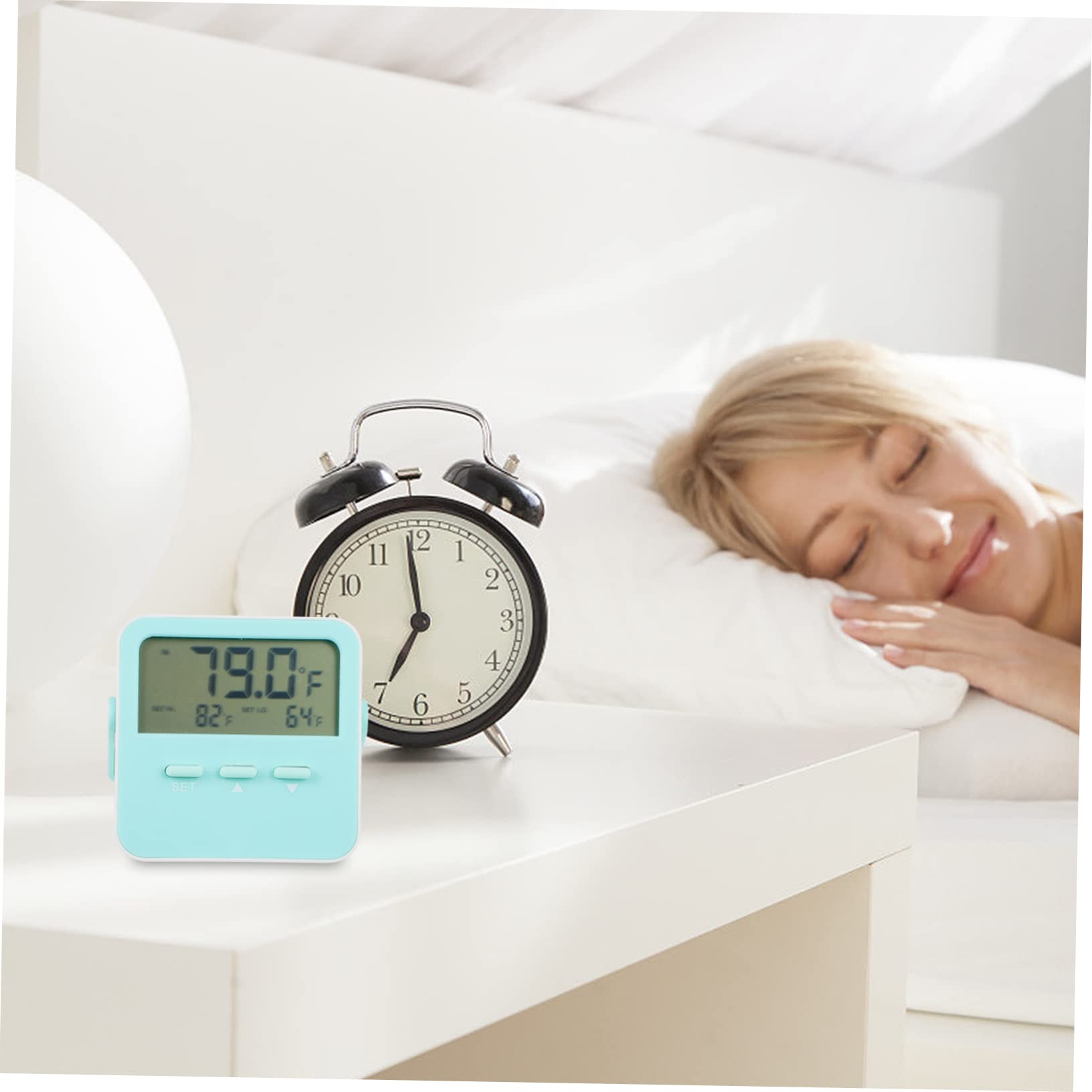 HANABASS 3stücke Thermometer Digitales Display Temperaturmessgerät Mit Alarmfunktion Magnetisch Für Kühlschrank Und Gefrierschrank Messbereich Bis Einfache Ablesbarkeit Kompakt Und
