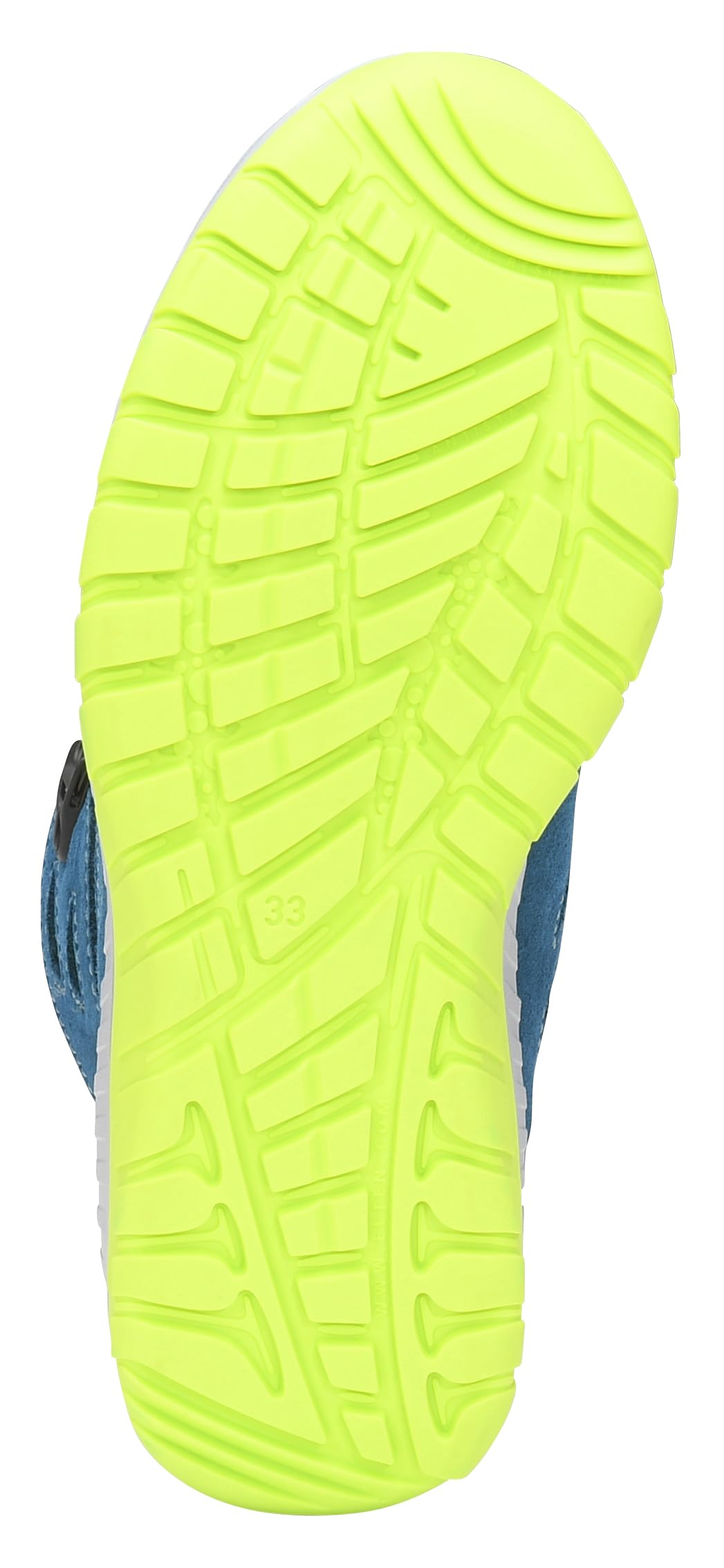 ELTEN MADDOX Kids BOA petrol-lime Mid | Outdoorschuhe für Waldkindergarten, Wandern und Spielen - wasserdicht, leicht, atmungsaktiv